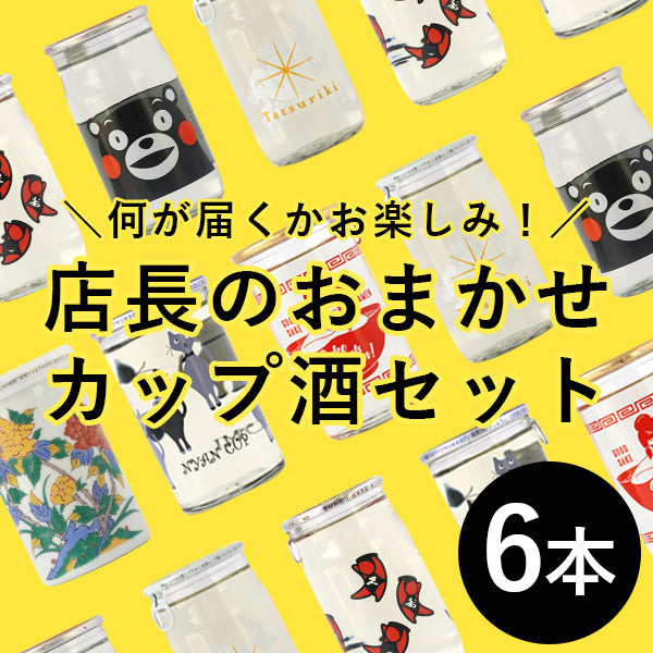 店長のおまかせカップ酒 6本セット